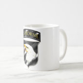 101st Im Flugzeug Abteilung Kaffeetasse (VorderseiteRechts)