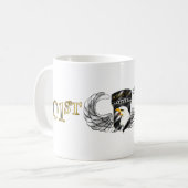 101st Im Flugzeug Abteilung Kaffeetasse (Vorderseite Links)