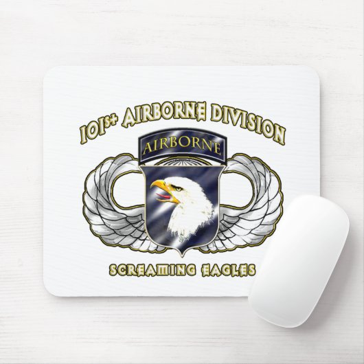 101st Im Flugzeug Abteilung Mousepad (Mit Mouse)