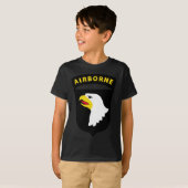 101st Im Flugzeug Abteilung - schreiender Eagles T-Shirt (Vorne ganz)