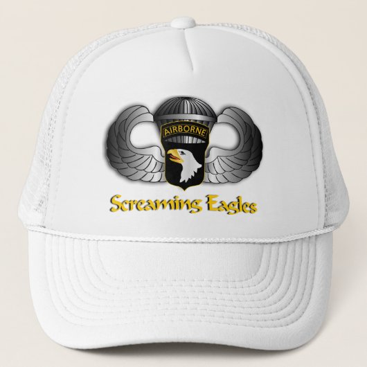 101st Im Flugzeug Abteilung Truckerkappe (Vorderseite)