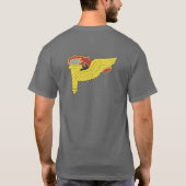 101st Im Flugzeug Abteilungs-Pfadfinder-T - Shirts (Rückseite)