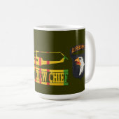 101st Im Flugzeug Crew-Leiter-Tasse der Kaffeetasse (VorderseiteRechts)
