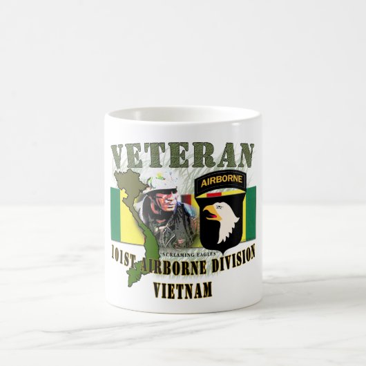 101st Im Flugzeug Div.-Vietnam (kein CIB) Kaffeetasse (Mittel)