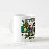 101st Im Flugzeug Div.-Vietnam (w/CIB) Kaffeetasse (Vorderseite Links)