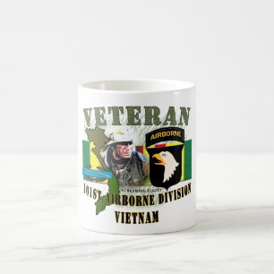 101st Im Flugzeug Div.-Vietnam (w/CIB) Kaffeetasse