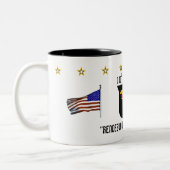 101st Im Flugzeug Div. Zweifarbige Tasse (Links)