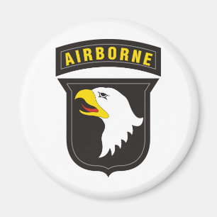 101st Im Flugzeug schreiendes Adler-Emblem Magnet