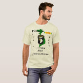 101st Im Flugzeug-t T-Shirt (Vorne ganz)