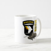 101st Kampf-Luftfahrt - Apache Kaffeetasse (VorderseiteRechts)