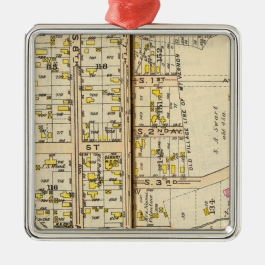 102103 Mt Vernon Ornament Aus Metall (Vorne)