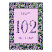 102. Geburtstag Lila Tageszeitung (Vorne)