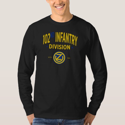 102. Infanterieabteilung - US-Militär Long T-Shirt (Vorderseite)