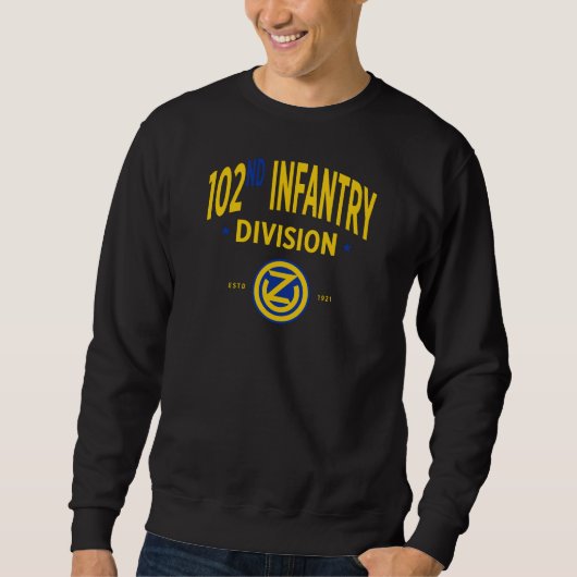 102. Infanterieabteilung - US-Militär Sweatshirt (Vorderseite)