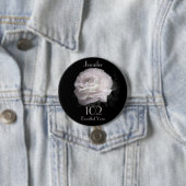 102 Jahre alt, hellrosa Rose Button Button (Beispiel)