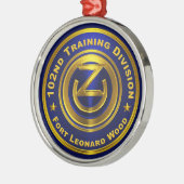 102. Schulungsabteilung Weihnachten Ornament Aus Metall (Links)