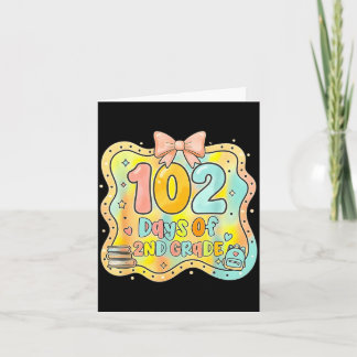 102. Tag der 2. Klasse preppy 102 Tage der zweiten Karte