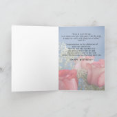 102nd Geburtstag, religiös, Rote Rosen Karte (Innenseite)