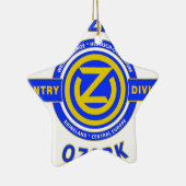 102ND INFANTERIEDIVISION "OZARK ABTEILUNG " KERAMIKORNAMENT (Rechts)