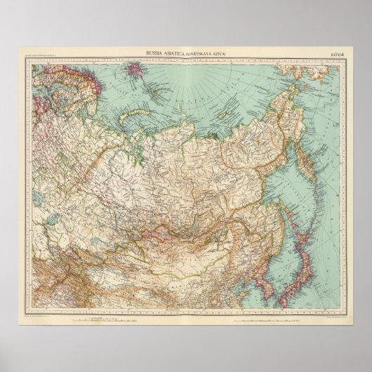10304 Asiatic Russia Poster (Vorne)