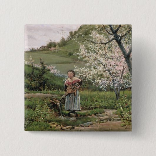 103-0066598/2 Frühling Button (Vorderseite)