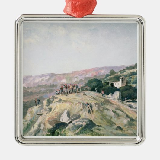 103-007950 der Höhepunkt, Katalonien Silbernes Ornament (Vorne)