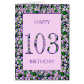 103. Geburtstag Lila Tageszeitung (Vorne)