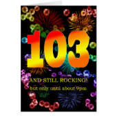 103. Geburtstag noch rocken (Vorne)