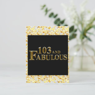 103 Geburtstag Postkarte