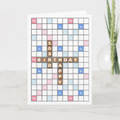 103. Geburtstag, Word Game Board Karte (Vorderseite)