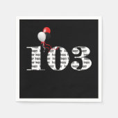 103. Geburtstagsballons Serviette (Vorderseite)