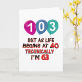 103. Jahrgeburtstagsentwürfe Karte (Gelbe Blume)