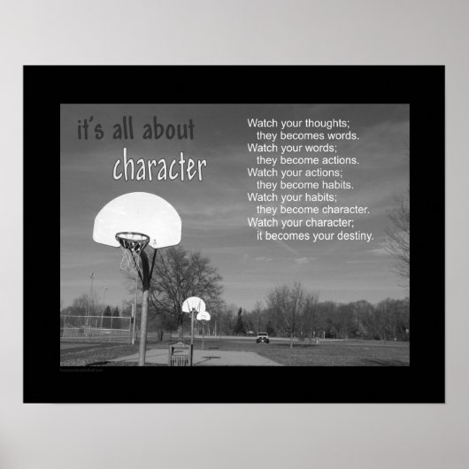 #103 (Matte) Basketball-Poster Poster (Vorne)