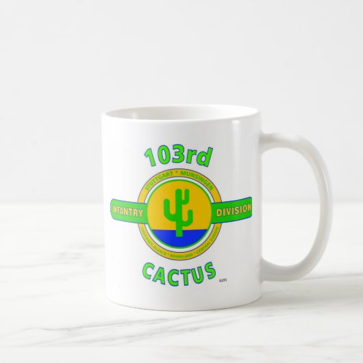 103RD INFANTERIEDIVISION "KAKTUS-ABTEILUNG " KAFFEETASSE (Rechts)