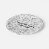 1040 Einkommensteuerformular Ruhestand Pappteller (Schrägansicht)