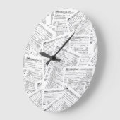 1040 Formen der Einkommensteuer Große Wanduhr (Winkel)