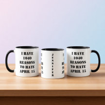 1040 Gründe Funny Tax Accountant Tasse