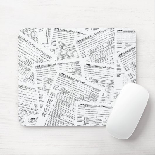 1040 Steuerformulare für 2020 Mousepad (Mit Mouse)