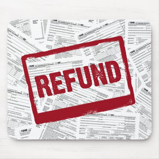 1040 Steuerformulare für 2020 Mousepad (Vorne)