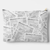 1040 Steuerformulare Zubehörtasche (Rückseite)