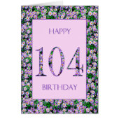 104. Geburtstag Lila Tageszeitung (Vorne)