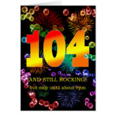 104. Geburtstag noch rocken (Vorne)