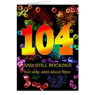 104. Geburtstag noch rocken