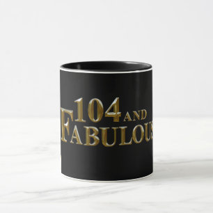 104 Geburtstag Tasse