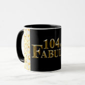 104 Geburtstag Tasse (Vorderseite Links)
