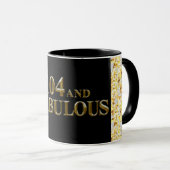 104 Geburtstag Tasse (VorderseiteRechts)
