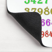 104. Geburtstagsfeiertage Mousepad (Ecke)