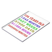 104. Geburtstagsfeiertage Notizblock (Linke Seite)