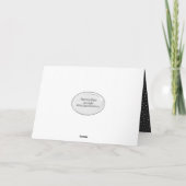 104. Geburtstagsgeschenk mit Schleife Karte (Rückseite)