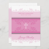 104 Gina:: COMMUNION ERSUCHT:: curls 2P Einladung (Vorne/Hinten)